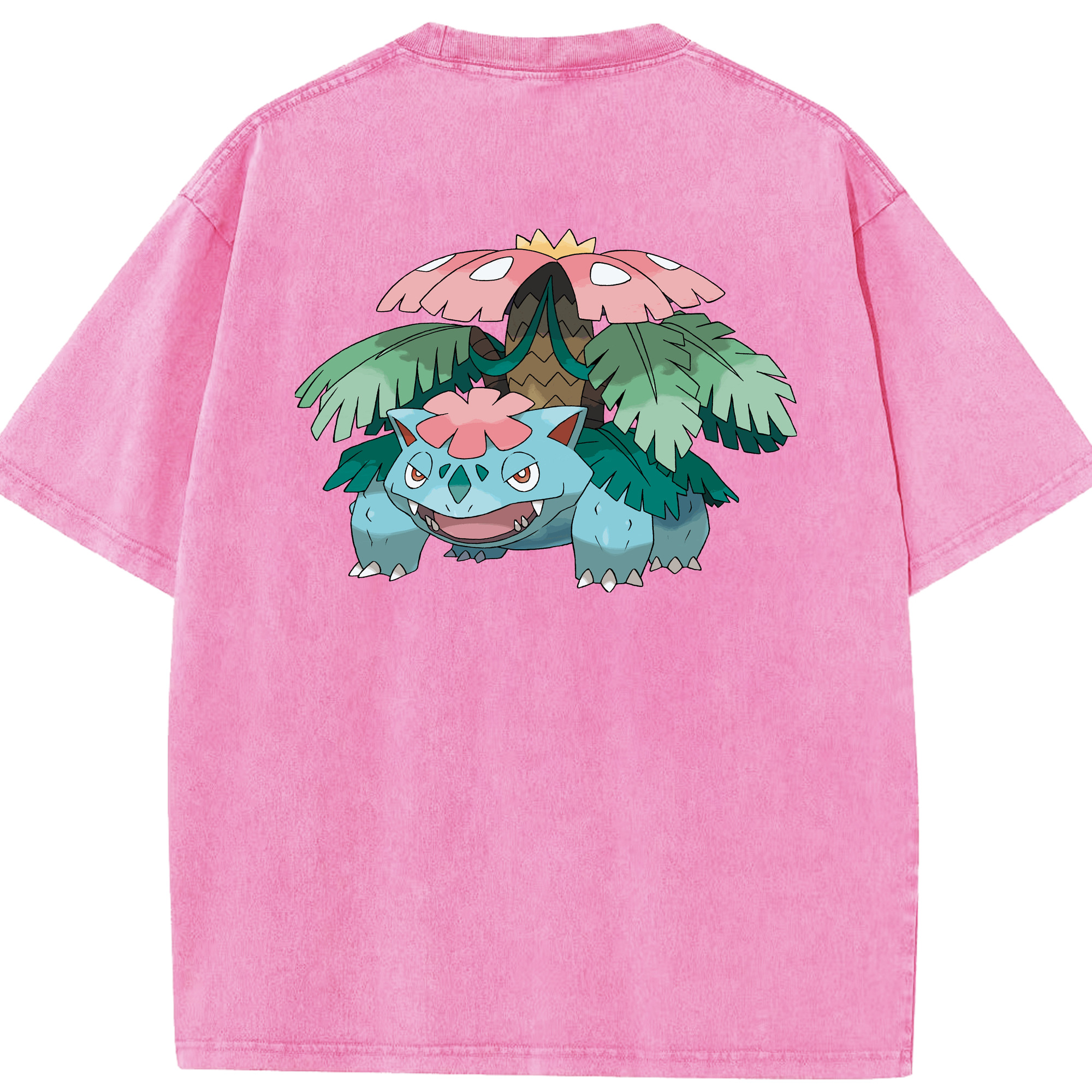 （画像用） ポケットモンスター Pokémon 綿100% ヴィンテージ風 半袖Tシャツ（背面プリント）